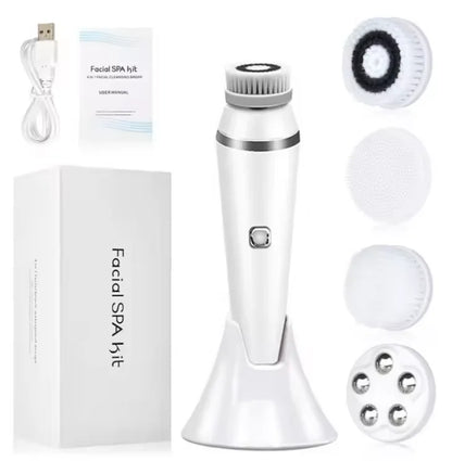 4 in 1 Electric Facial Cleansing Brush Sonic Skin Care
