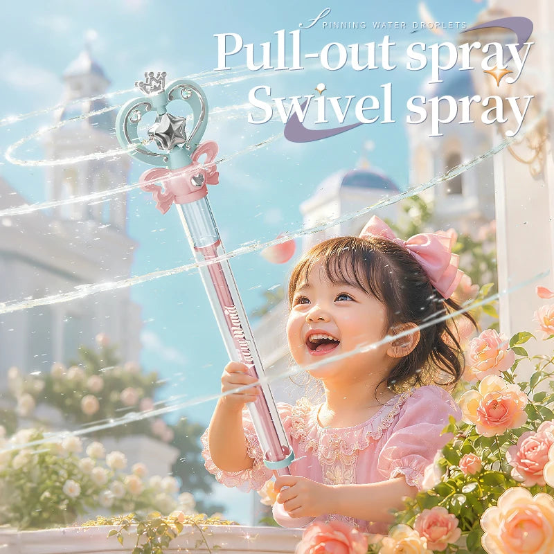 Magic Fairy Wand Water Gun Sparkling Summer Water Play Toy