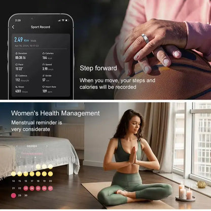 R10 Smart Ring with Charging Dock Men Women Multi-sport Mode