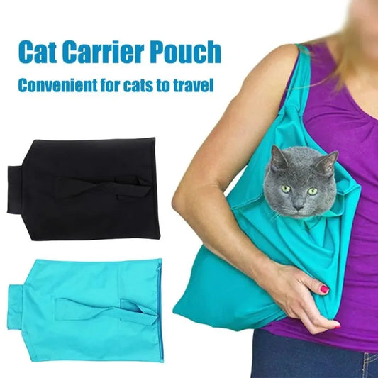 Anti-Scratching Cat Carrier Pouch Washable Tote Design
