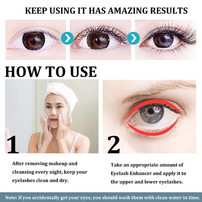 3ml Eyelash Serum For Growth Collagen Hyaluronic Acid