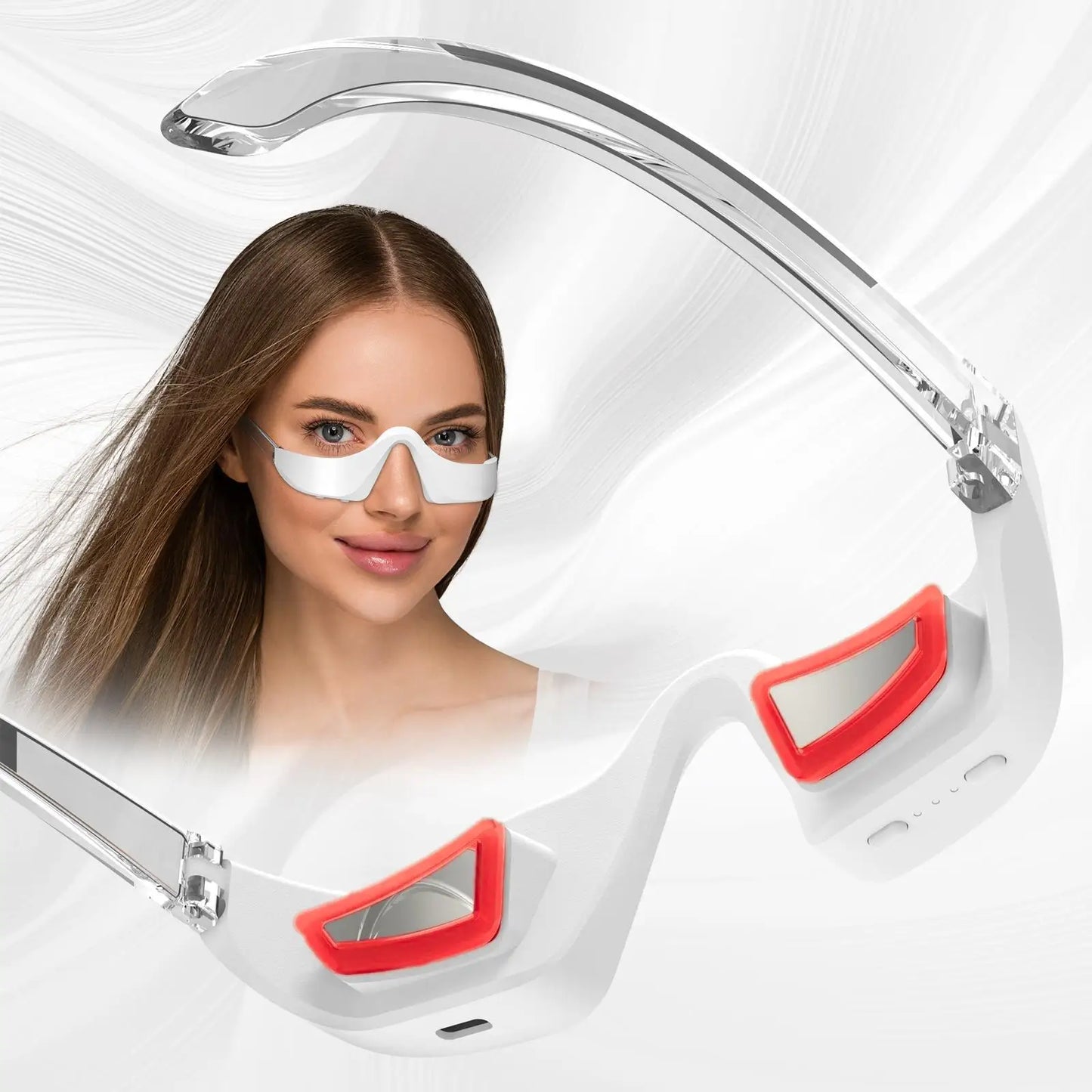 3 in 1 LED Photon Under Eye Device Massager Glasses