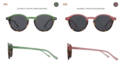 Retro Circular Polarized Sunglasses Vintage