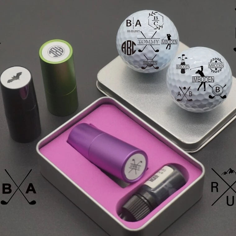 Custom Golf Ball Stamp Personalized Golf Ball Stamp