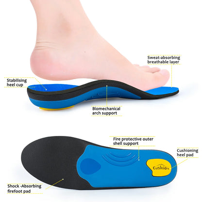 Plantar Fasciitis Arch Support Orthopedic Insoles Sport Pad