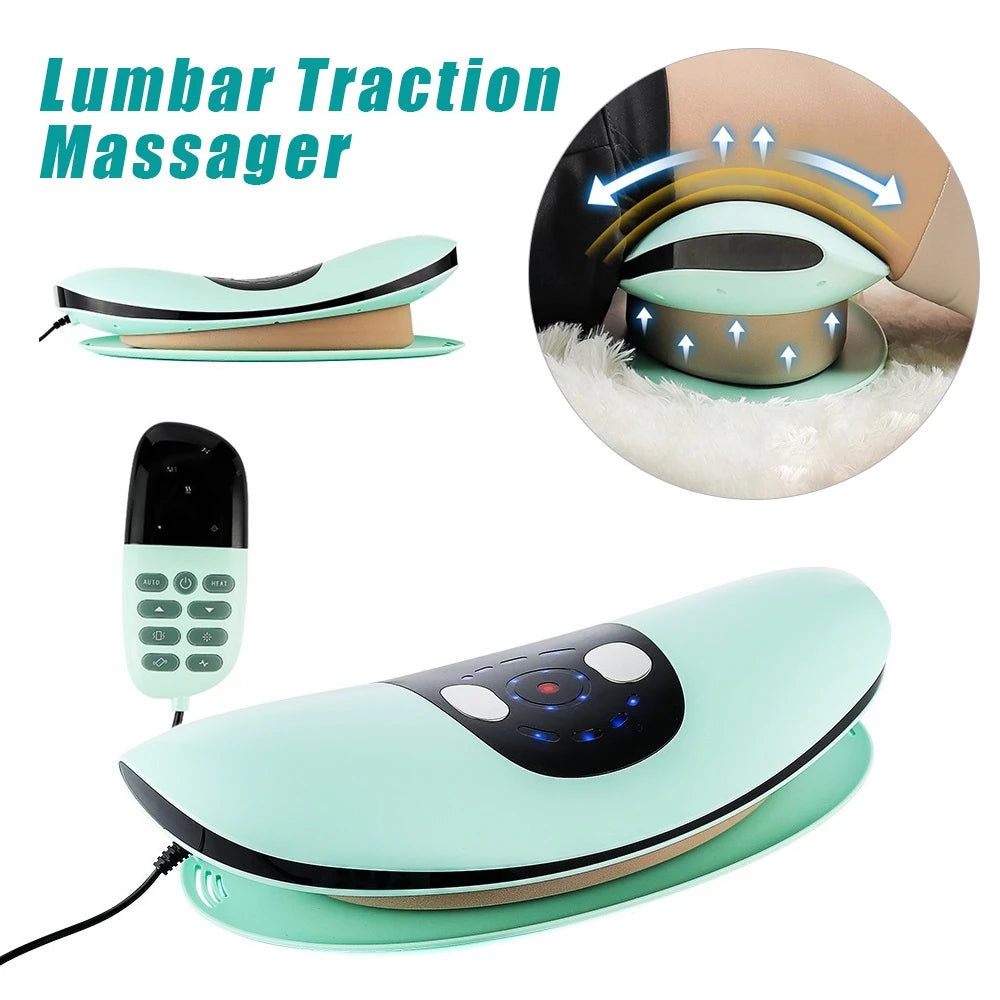 Electric Waist Traction Massager Adjustable Vibration Lumbar