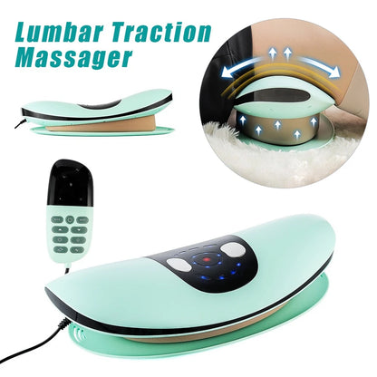 Electric Waist Traction Massager Adjustable Vibration Lumbar