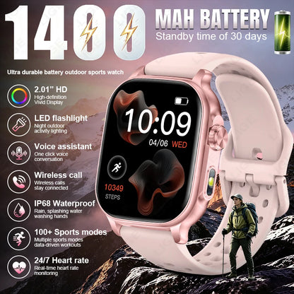LIGE New Built-in 1400mAh Super Large Battery Smart Watch