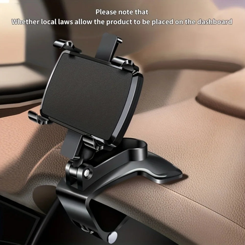 Car Phone Holder Stand Universal Dashboard Car Clip Mount