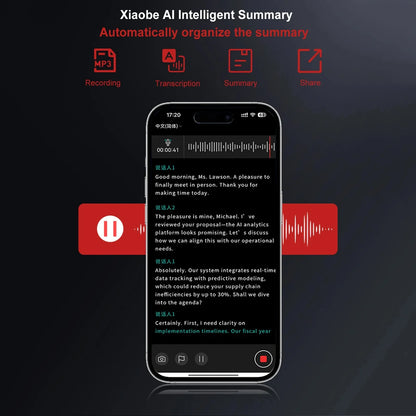 AI Voice Recorder, AI Notetaking Device for Meetings