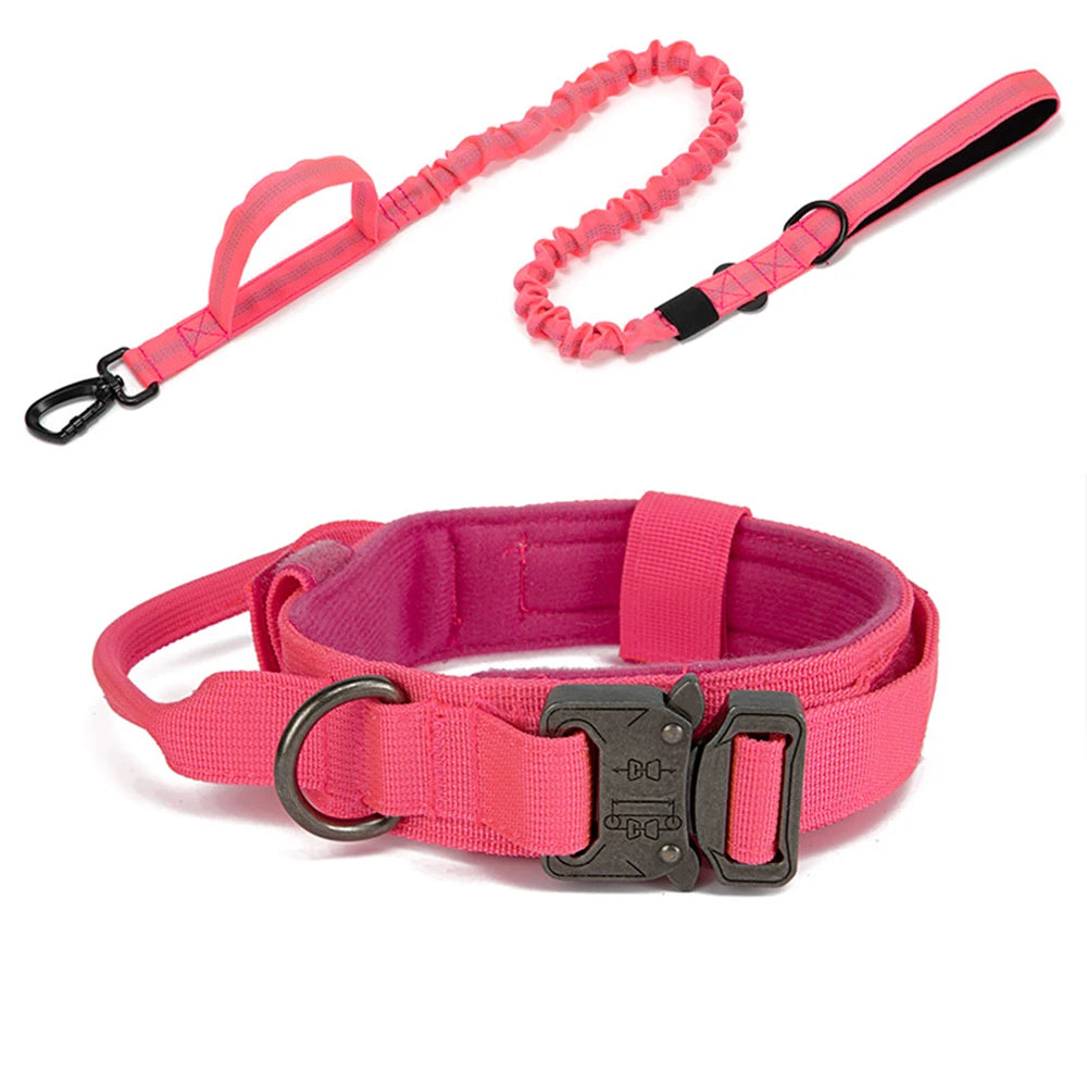 Pet Dog Collar Leash Set Nylon Material Durable Dog Collar