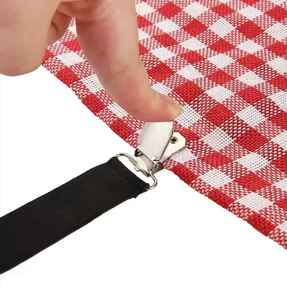 Bed Sheet Fasteners Adjustable Elastic Straps Mattress
