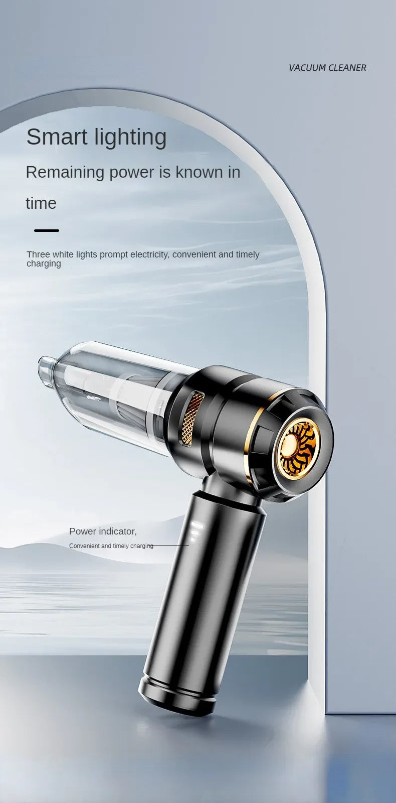 Car Vacuum Cleaner Wireless Mini Handheld for Car