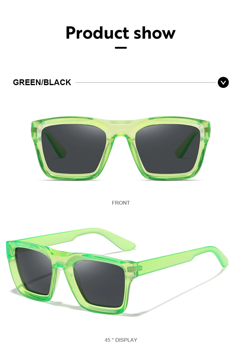 DML New Fashion Women Luxury Brand Square Sunglasses
