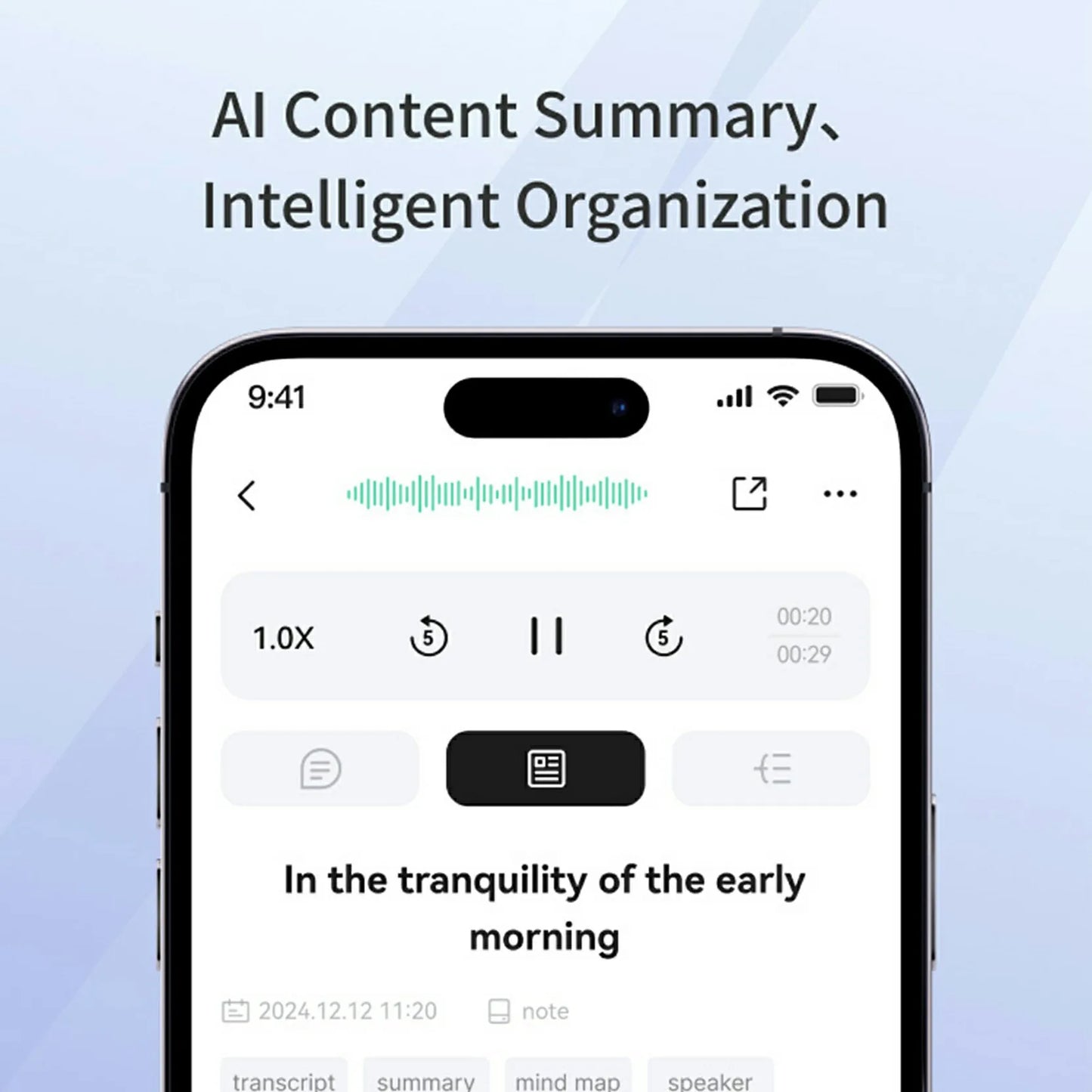 AI7 AI Voice Recorder AI Notetaking Device for Meetings Lectures
