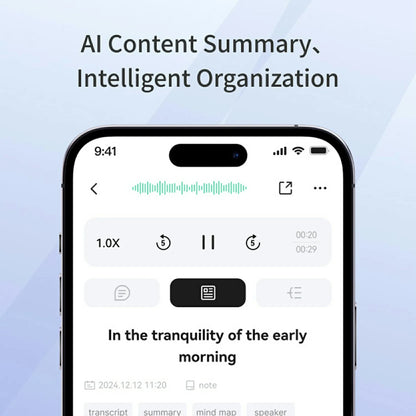 AI7 AI Voice Recorder AI Notetaking Device for Meetings Lectures