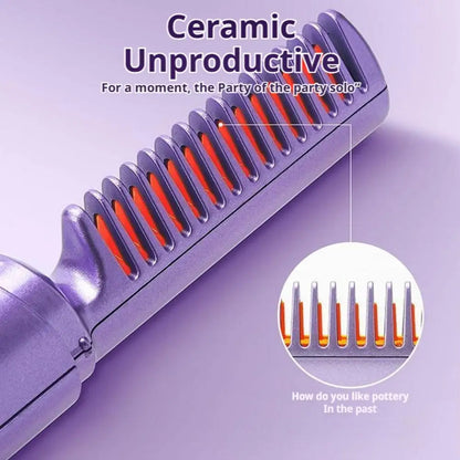 Mini Wireless Hair Straightener - Rechargeable Styling Tool