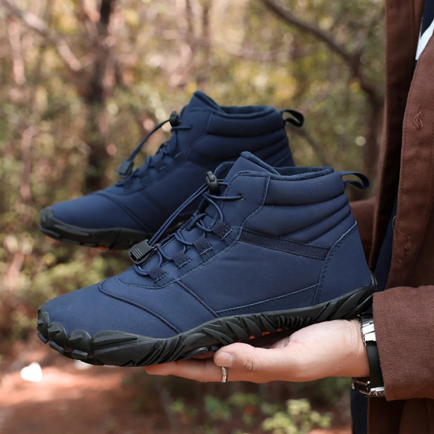 Men Plush Winter Boots Shoes Women Waterproof Snow Cotton Boots
