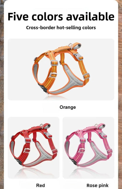 Car Safety Dog Harness with Dual Handle Quick Release