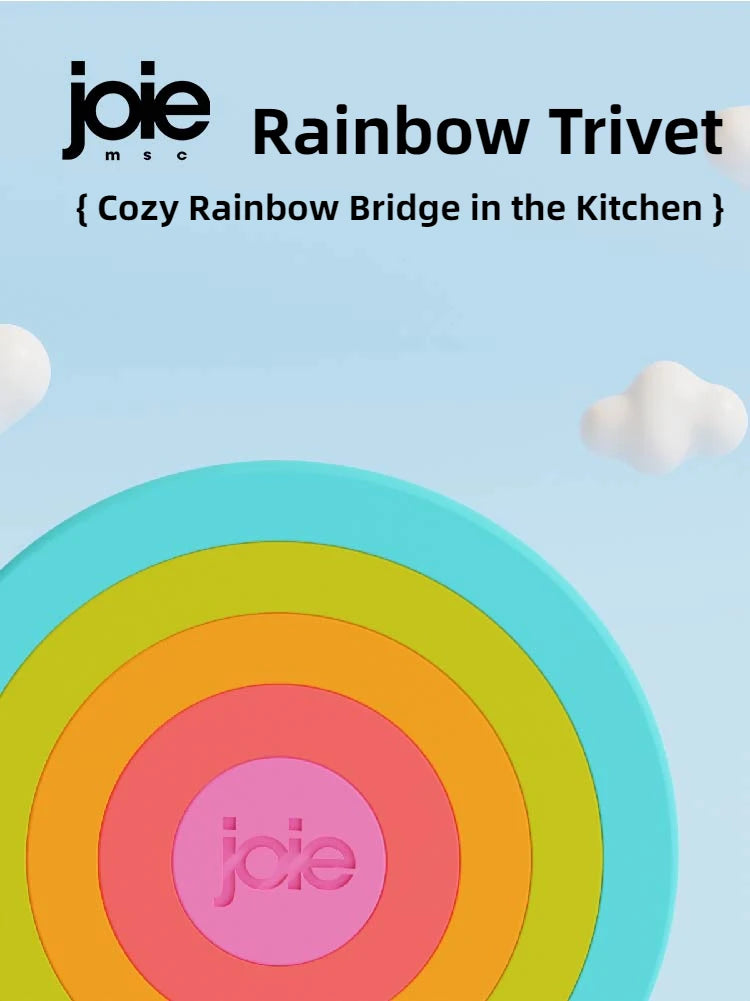 Joie Silicone Trivet For Hot Pots and Pans Heat Insulation