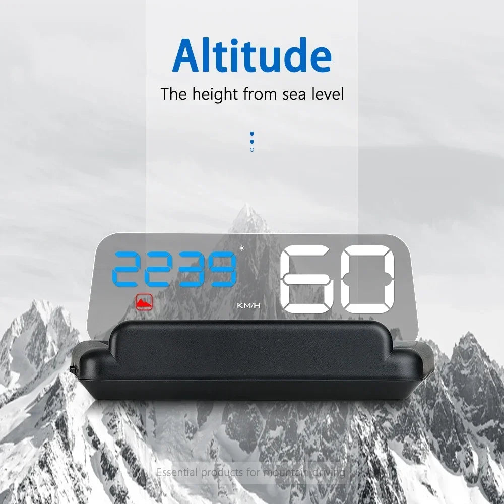 Gauge Display Car Head Up LCD Car Digital Odometer