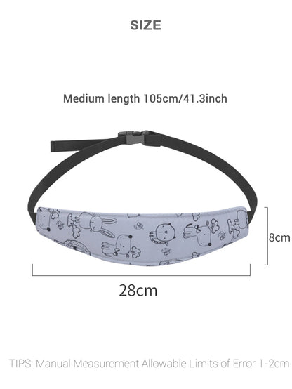 Baby Car Seat Head Support Children Stroller Fastening Belt
