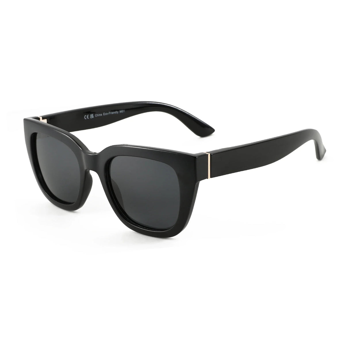 Retro Square Polarized Sunglasses for Women Vintage Sun Glasses