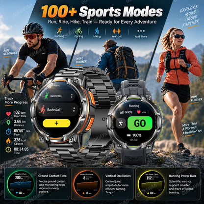 New GPS Map Smart Navigation Watch 1200mAh Battery