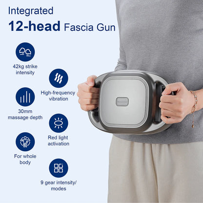 42-Heads Fascia Gun High-Frequency Vibration Body Massage