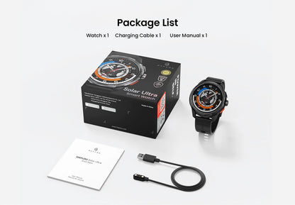 HAYLOU Solar Ultra GPS Smartwatch 1.6” AMOLED Display
