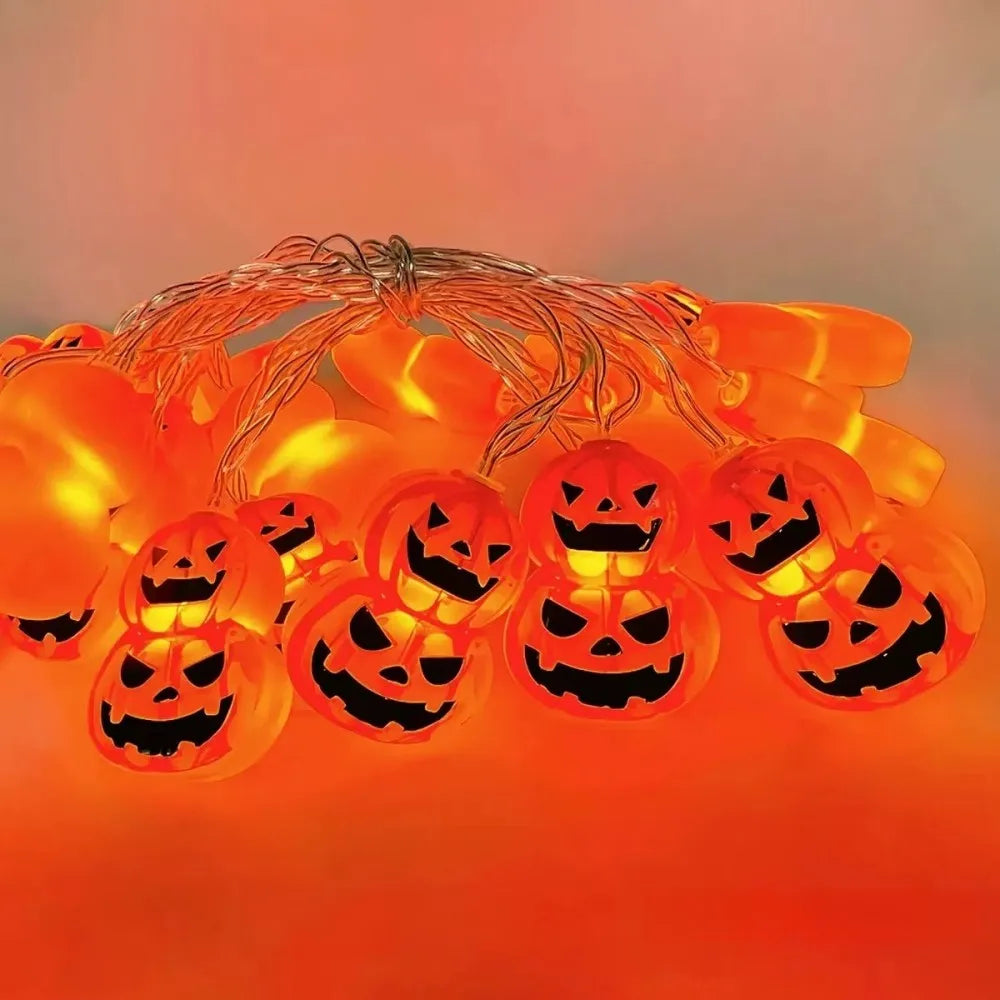 1PC 1.5M10LED Halloween Battery Box Light String, Excluding Battery,