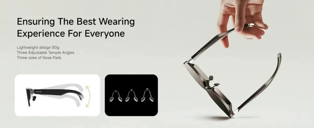 INAIR 2 PRO AI Smart AR Glasses | Reality/Virtual Switch