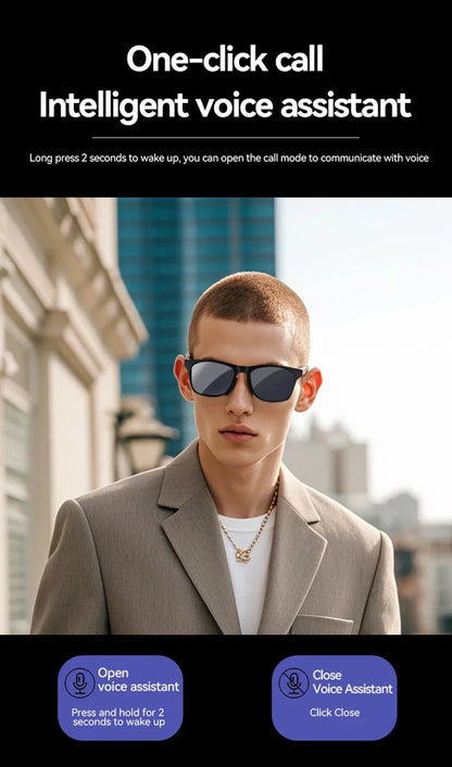 Lenovo AI Smart Wireless Glasses Bluetooth Sunglasses