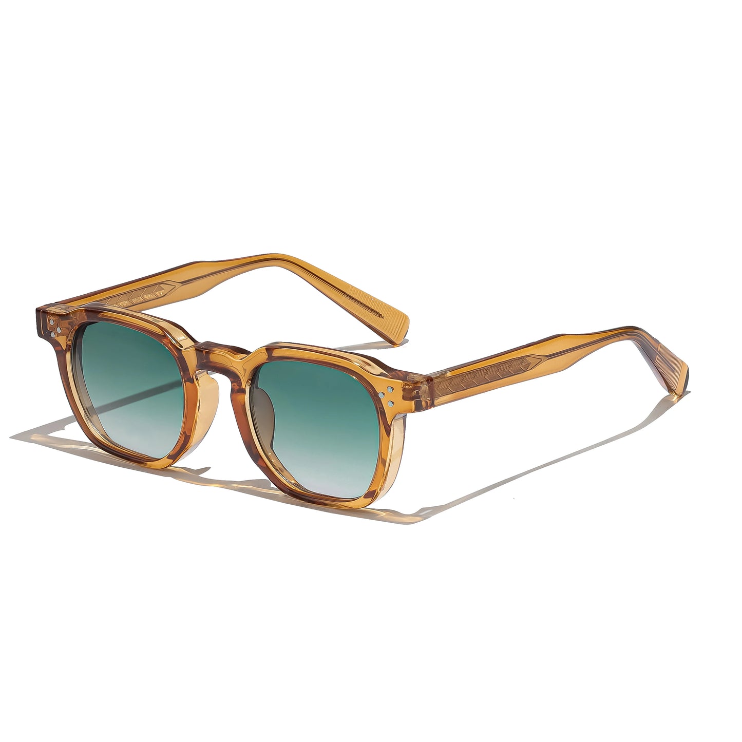 HBK New Square Retro Sunglasses Men Fashion