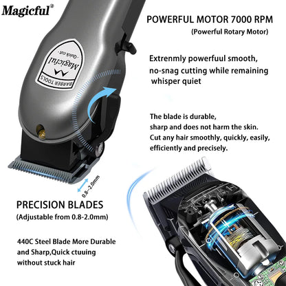 Hair Clipper Hair Trimmer For Men Rechargeable Trimmer