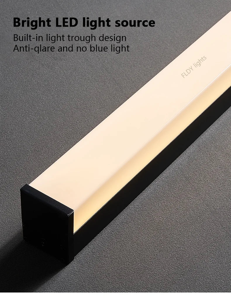 Modern Waterproof Outdoor Long Strip LED Wall Light