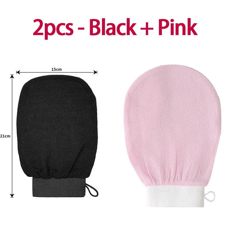 Exfoliating Gloves Dead Skin Scrubber Shower Gloves Bath Towel