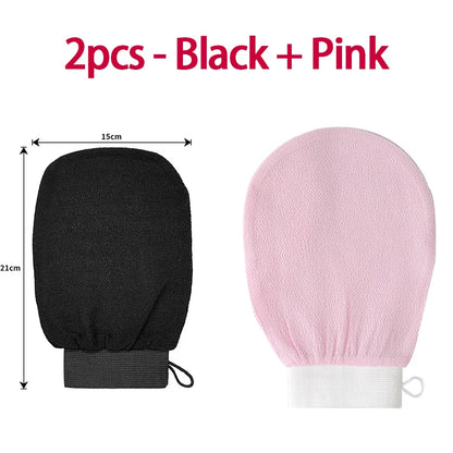 Exfoliating Gloves Dead Skin Scrubber Shower Gloves Bath Towel