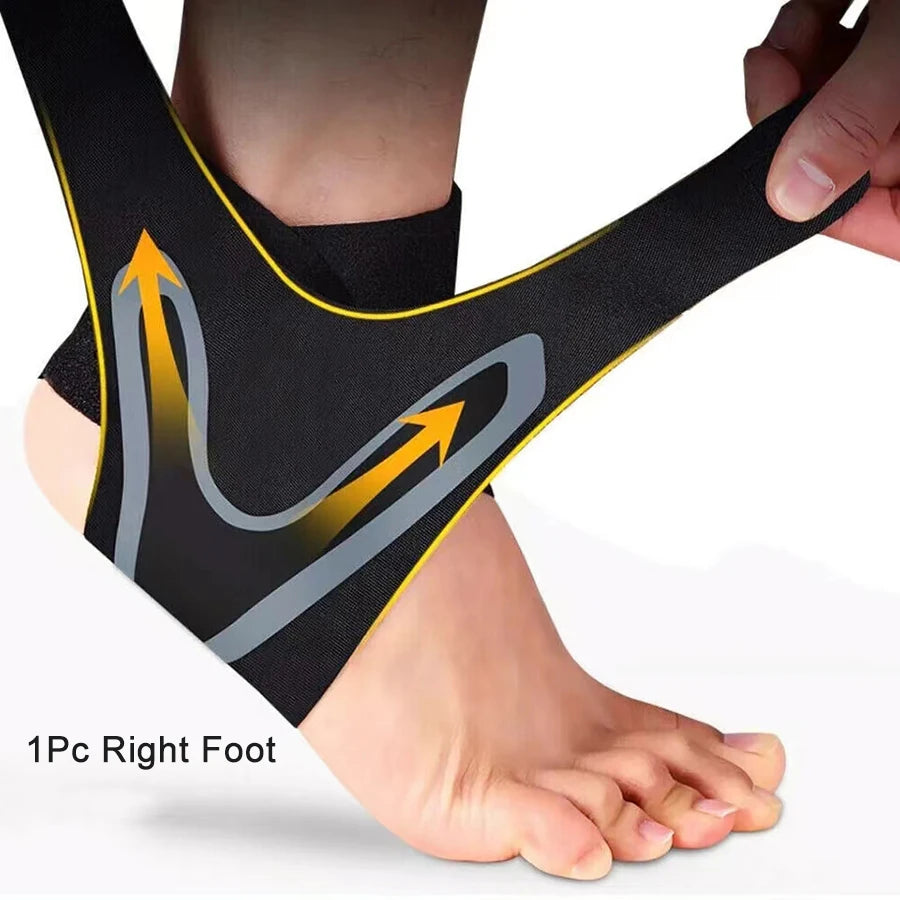1 Pc Ankle Brace Support Compression Sleeve Breathable Running