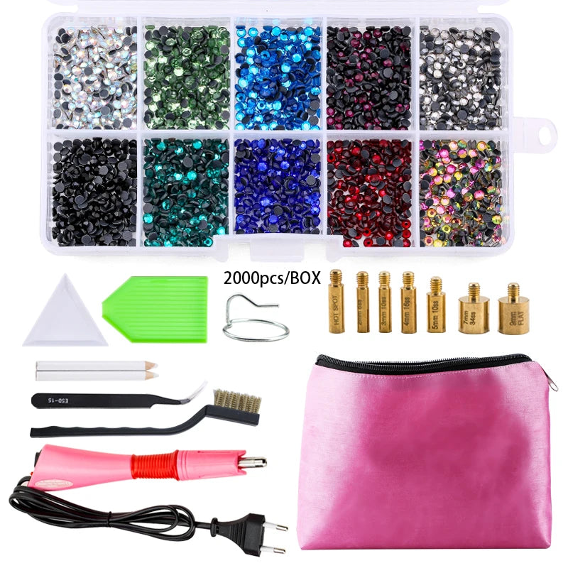 QIAO Hotfix Rhinestones Applicator Tools DIY Craft