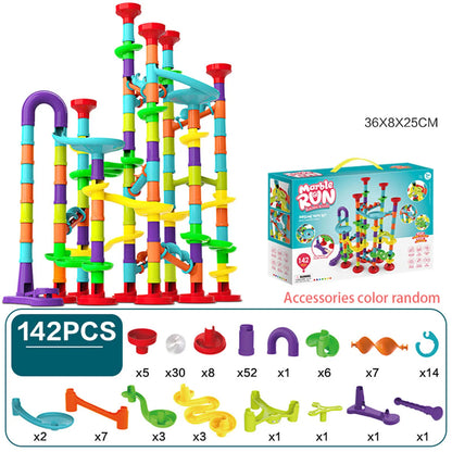Children'S Diy Montessori Toy Puzzle Track Block Children Toy