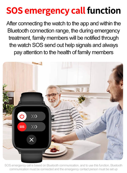 New AI Diagnosis Blood Lipids Body composition Test Smart Watch