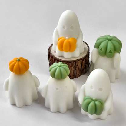 3D Halloween Pumpkin Spooky Silicone Mold DIY Ghost