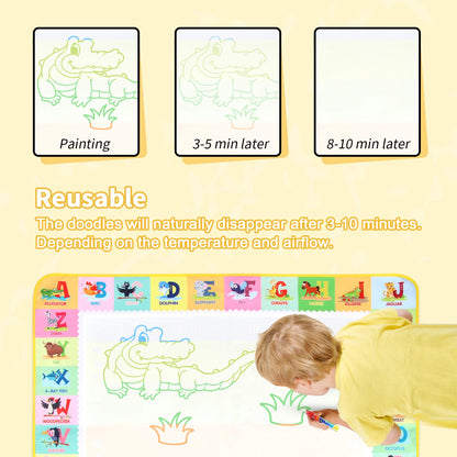 Magic Water Drawing Mat Coloring Doodle Painting Board