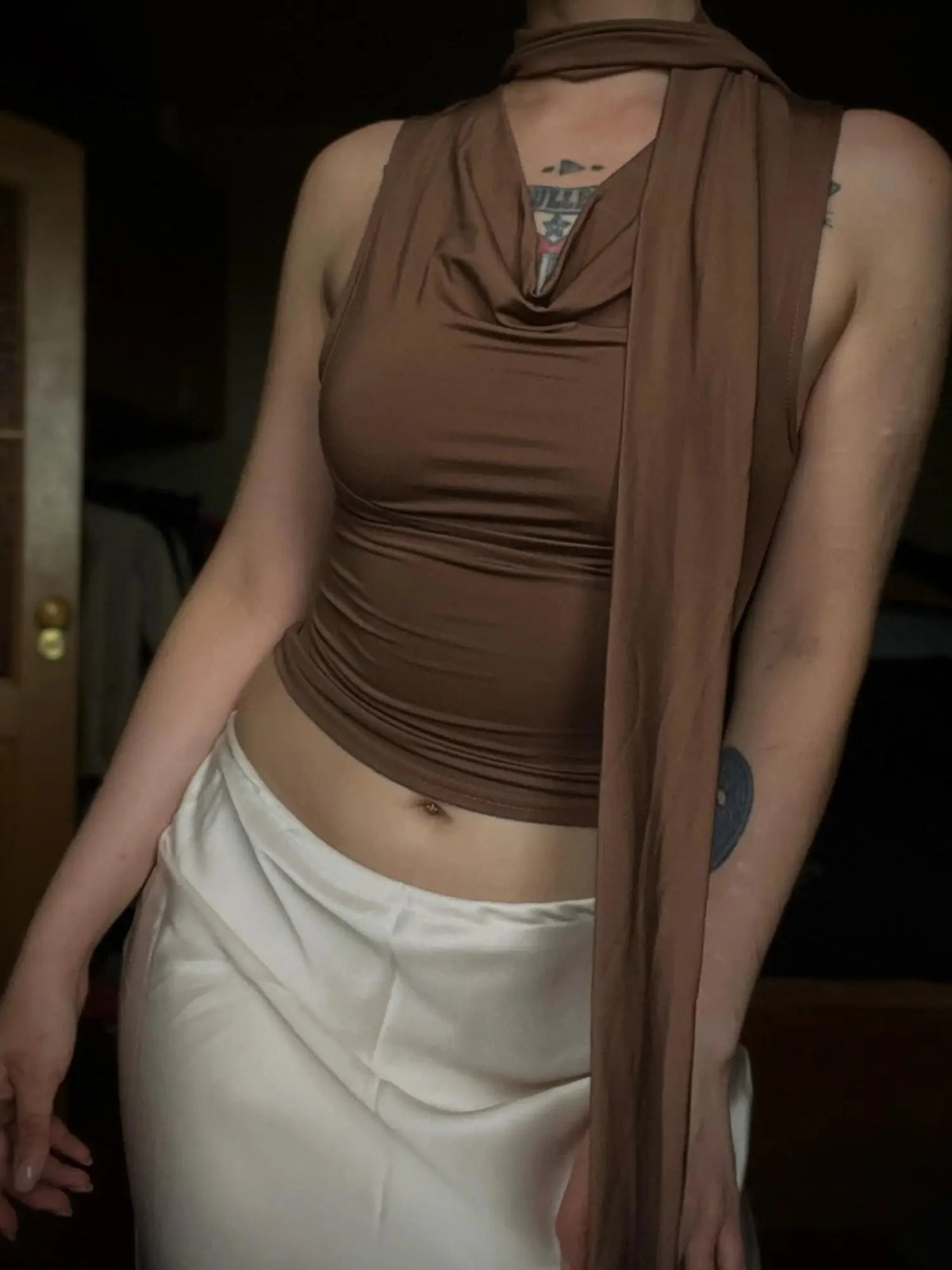 Women's Sexy Sleeveless V-Neck Solid Tank Top Fashion Streetwear