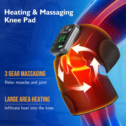 3 in 1 Cordless Thermal Knee Pad Knee Shoulder Massager