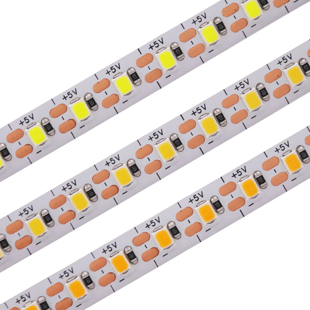 3MM 5MM 8MM Width DC 5V LED Strip 2835 120LEDs