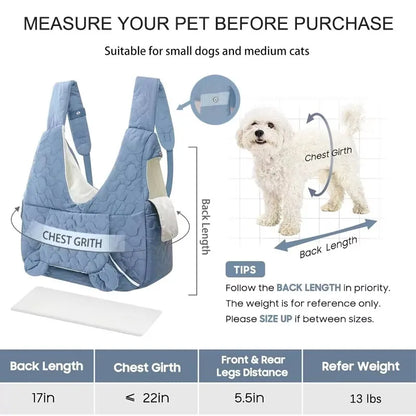 Soft Dog Carrier Cat Backpack Chest Bag Outdoor Bag