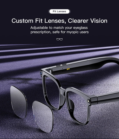 New Smart AI Glasses 1080P HD Video Record Camera ChatGPT