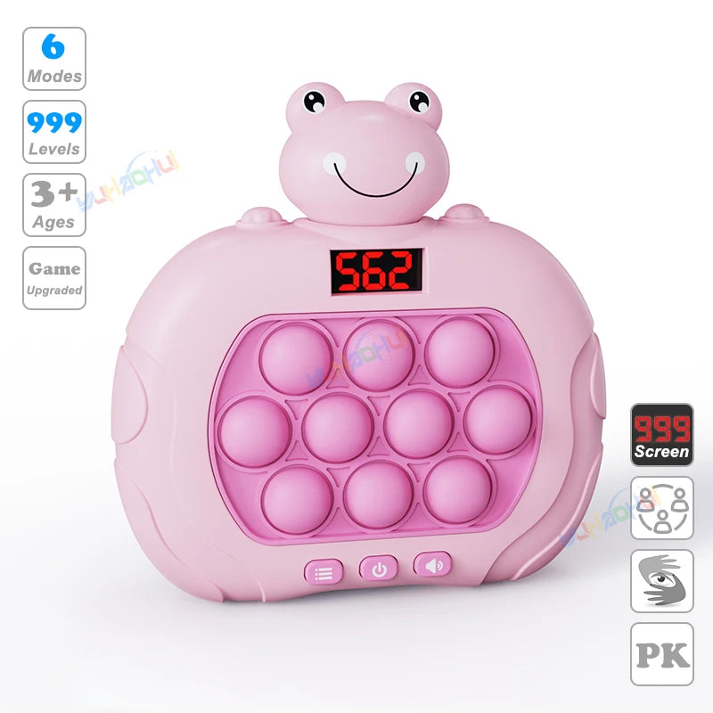 Electronic Pop Light Up Game Handle Toys for Children